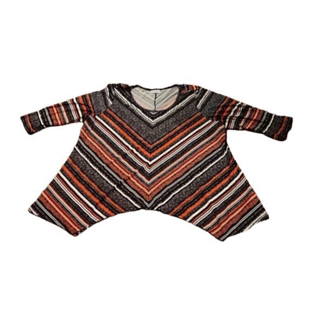 [Avenue] Scoop Neck Triangle Blouse - Size 30/32 - Picture 5 of 11